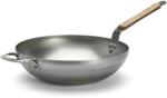 de Buyer Tigaie Wok MINERAL B BOIS 32 cm, argintiu, oțel, de Buyer (DB3502415)