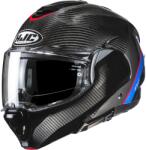 HJC Cască de motocicletă pliabilă HJC F100 Carbon Stan MC21 negru-albastru-roșu (HJC190521)
