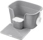 FEANDREA Extra Large Macskaalom Tálca Magas Oldalfallal Galambszürke (EUZ-PPT003G01)
