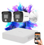 HIKVISION TurboHD-TVI 2 kamerás kamerarendszer 2MP színes éjszakai képpel