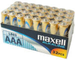 Maxell AAA Alkáli Elem 32db/csomag (18721S) - mzona