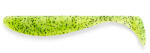 Fishup Fishup_wizzle Shad 5 (4pcs. ), #055 - Chartreuse/black (fhl89116)