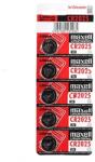 Maxell CR2025 Lítium Gombelem 5db/csomag MCR2025_5 (MCR2025_5)