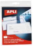 Apli Névkitűző, csíptetővel, 90x56mm, APLI, 5db/cs (11739) - tonerpiac