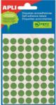 APLI Etikett, 10 mm kör, kézzel írható, színes, APLI, zöld, 315 etikett/csomag (2054) - nyomtassingyen
