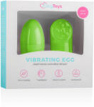 EasyToys - Ou vibrant cu 7 ritmuri și telecomandă (verde)