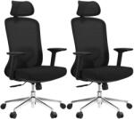 Mercury 2PACK ASPEN irodai szék fekete (2 db)
