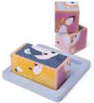 Bigjigs Toys Bigjigs Baby Cuburi din lemn Woodland