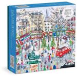 Galison Puzzle din folie Galison Michael Storrings Crăciun la Paris 1000 de piese Puzzle