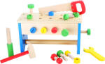 Legler Banc de lucru din lemn și cutie cu unelte 2 în 1 Set bricolaj copii