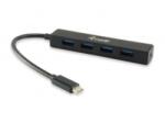 Equip USB 3.0 Hub 4port fekete (128954) (19598)