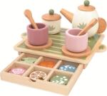 2Kids Toys Set de ceai din lemn 2Kids Toys Bucatarie copii