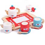 Bigjigs Toys Set de ceai cu buline Bucatarie copii