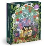 Galison Puzzle Galison Grădina înflorită Joy Laforme 1000 de piese Puzzle