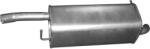 Polmo hátsó kipufogódob, Ford Fiesta 1.25/1.3/1.4, Mazda 2 1.2/1.4, 2001-2007