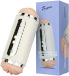 Teazers - hang vezérlésű száj- és punci maszturbátor (fehér) (8719934017566)