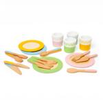 Bigjigs Toys Fa tálalókészlet