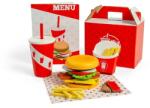 Bigjigs Toys Burger és sültkrumpli készlet