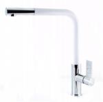 Gamma Side konyhai csaptelep fehér-króm, beépíthető (5907758290523)