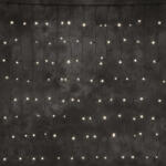  Kültéri LED fényfüggöny, meleg fehér, 1 x 2 méter (KDK 009)