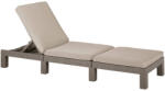 Keter Daytona műanyag kerti napozóágy cappuccino - homok (252225)