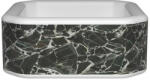 avenli Oslo fekete márvány mintás felfújható jakuzzi, 170 x 170 x 70 cm, 760 l (HMC_210)