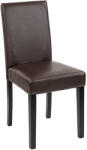 Leziter Kelly bőr étkezőszék barna színben (LKE-BR) - fabuland