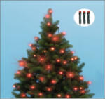  Beltéri fényfüzér, piros színben, 100 LED (SM 62)