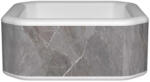 avenli Bergen szürke márvány mintás felfújható jakuzzi 170 x 170 x 70 cm, 760 liter (HMC_209)
