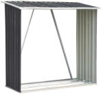  Detroit kerti fém tároló antracit szürke (FS-001)