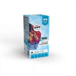  Crystalline toldható LED jégcsapfüzér 300 x 40 cm, 100 db HIDEG FEHÉR LED-del, fekete kábellel, Kül- (KAT 501 KAT 205)