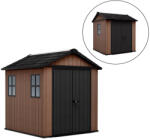 Keter Newton Plus wide 7 x 7, 5 műanyag kerti ház barna (261859) - fabuland
