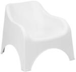 ProGarden Nuvola műanyag kerti fotel fehér O308 (O308)