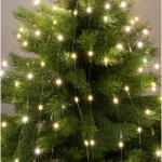  Kül és Beltéri fényfüzér köteg, meleg fehér színben, 200 LED (SM 88)