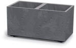 Prosperplast Sierra Square Beton Effect virágcserép, 30 cm - marengo (DSI600E-425U)