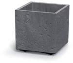 Prosperplast Sierra Sqiare Beton Effect virágcserép, 30 cm - marengo (DSI300E-425U)