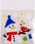 Karácsonyi Ablakzselé Hóember 20x25 cm (QX312879)