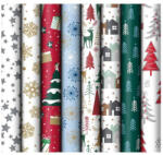  Díszcsomagoló Tekercses 200x70 cm Vegyes Minták 11 (MFP5811873)