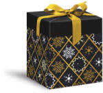  Díszdoboz Összehajtható 12x12x15 cm Fekete (MFP5370610)