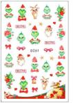  Körömmatrica - D261 Karácsony Grincs