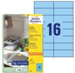 AVERY Etikett AVERY 3453 105x37mm univerzális kék 1600 címke/doboz 100 ív/doboz (3453) - fotoland