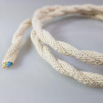 Olasz premium kábel Fonott textilkábel Alaska - 2x0, 75