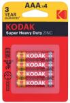 Kodak Extra Zinc Féltartós Mikro Elem AAA (1, 5V) B4