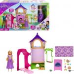 Mattel Disney Princess Turnul Printesei cu papusa Rapunzel HLW30 Figurina