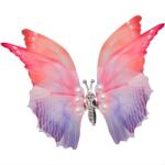  Pillangó-38857 hajcsatt - Piros / Lila