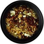 Perfect Nails Metal Chrome Flakes - Körömdíszítő pehely - arany (Sugar Daddy) (PNDPE013)