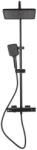 Water Fun Tulle Black zuhanyszett, termosztátos csapteleppel (CSTBL-17-KT)