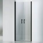 Water Fun Westy || Black 120 kétszárnyú nyíló zuhanyajtó, 195cm, 6mm, NANO (ZBW-1200) - zuhanykabinpont