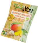 Bio4You Bomboane bio cu ghimbir si mango, 75 g