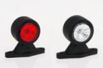 Fristom Szélességjelző 12-24V LED-es piros/fehér 90 fokos rövid egyenes 88mm kinyúlás (FT-9A LED) (FT-009ALED) - jarmulampa